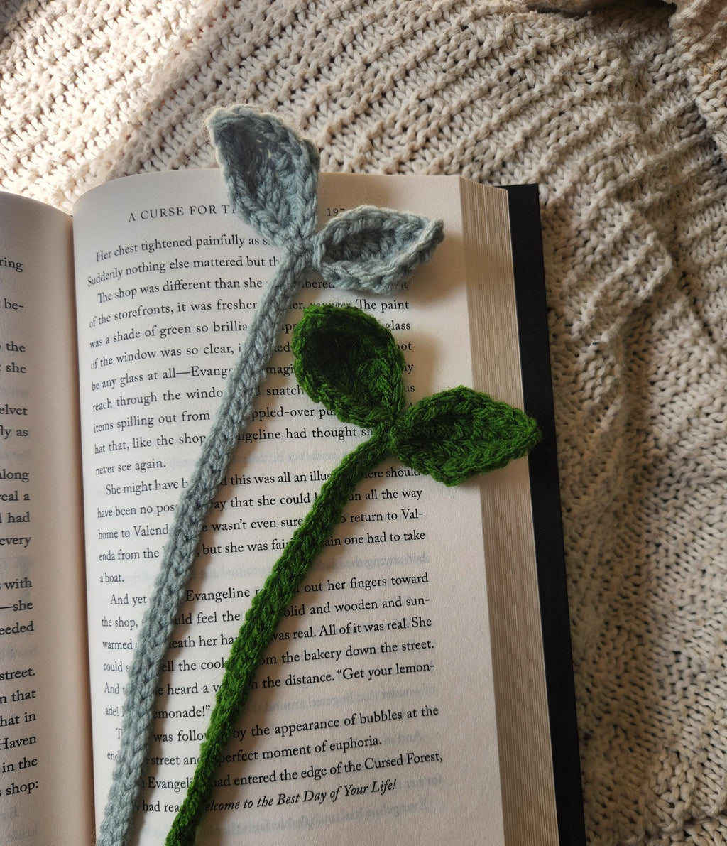 Plant Bookmark, Book Sprouting Leaves, Gift for Bookworm, Gift for Book Lover, Book Club Party Favor, Book Club, Bookshelf Decor