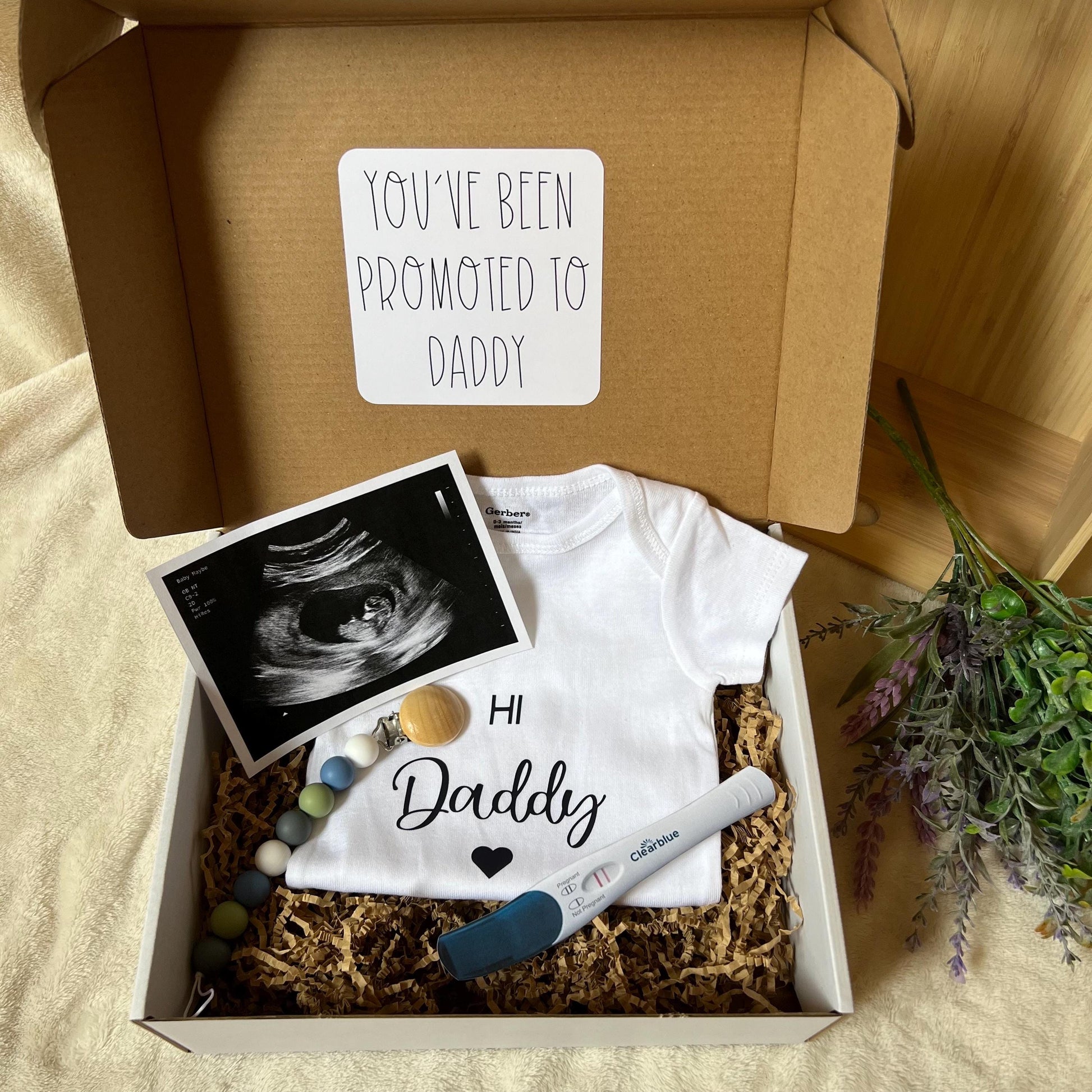 Father/Daddy Pregnancy Reveal Box