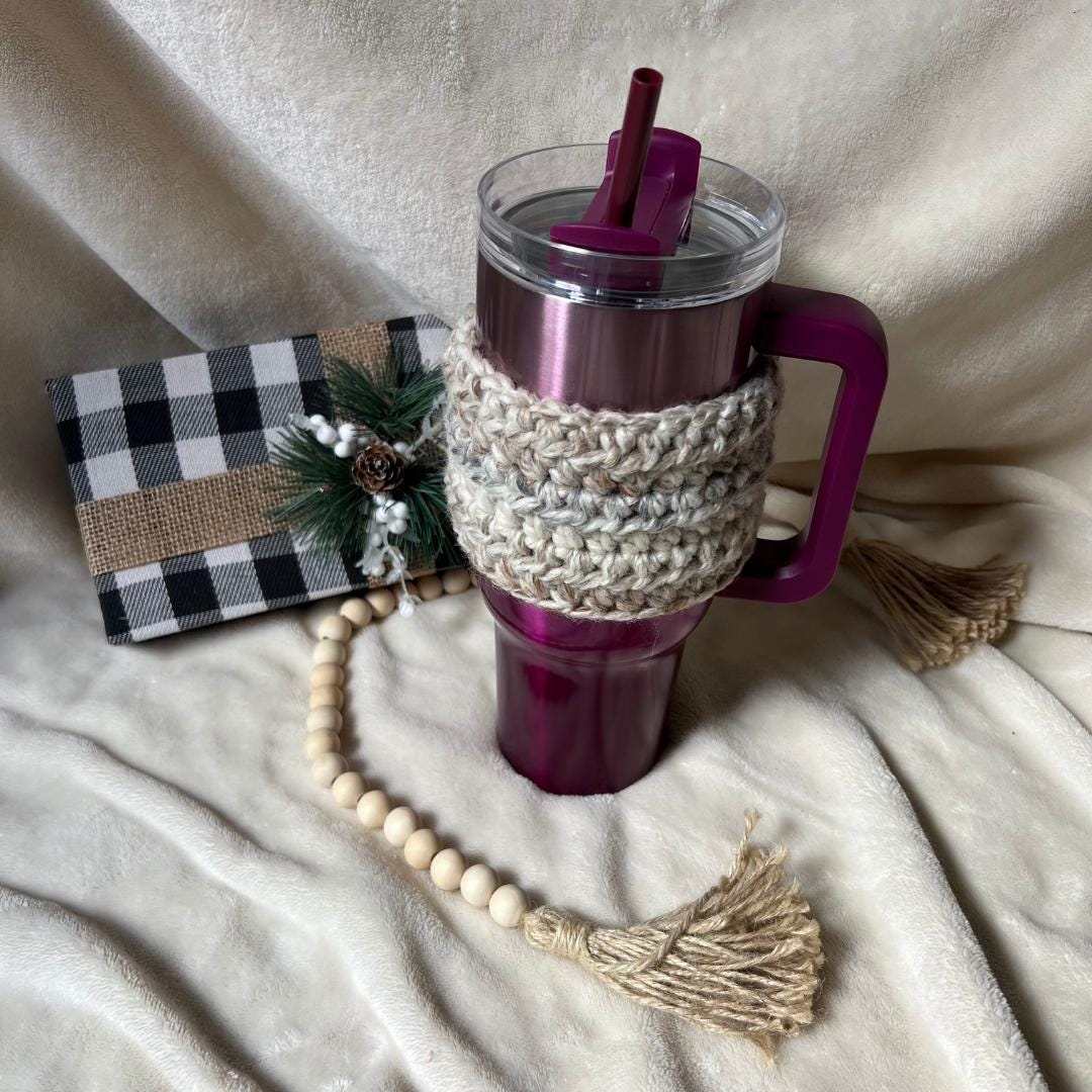 Stanley Cup Cozy, Crochet Stanley Sweater, Stanley Accessories, Stanley Cozy, Crochet Accessories, Tumbler Cozy, Stanley Cup Cover