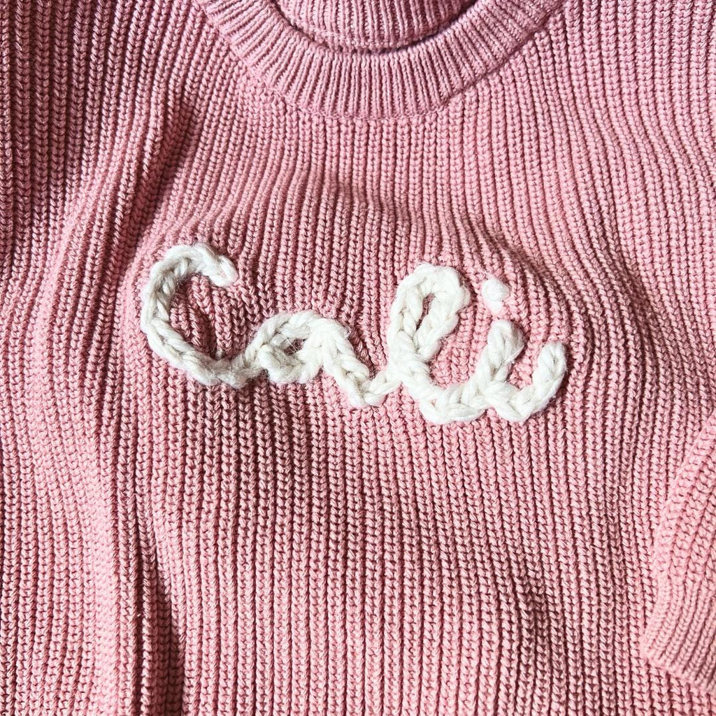 Personalized Baby Name Sweater