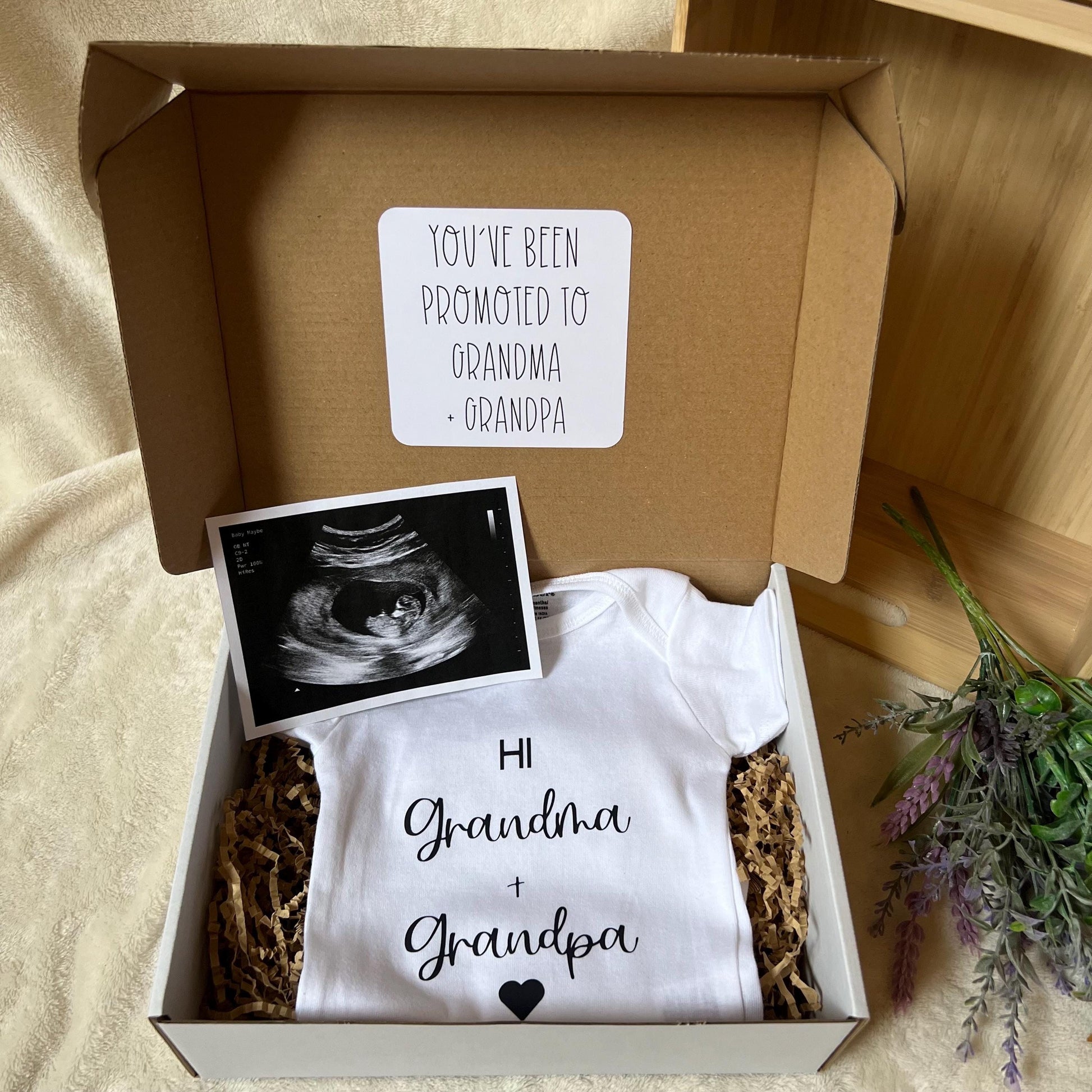 Grandparent Pregnancy Reveal Box