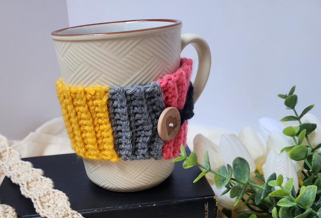 Pencil Mug Cozy, Pencil Shaped Cup Cozy, Teacher Appreciation Gift, Teacher Gift, Gift for Teacher, Unique Teacher Gift, Fun Teacher Gift