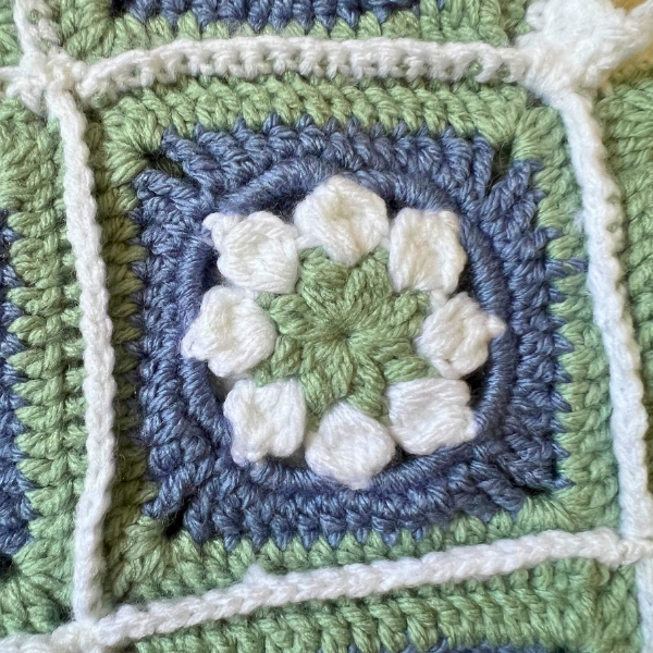 Granny Square Market Bag - Tote Bag