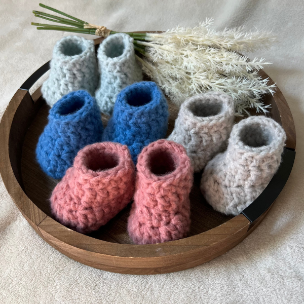 Newborn Baby Booties, 0-3 months