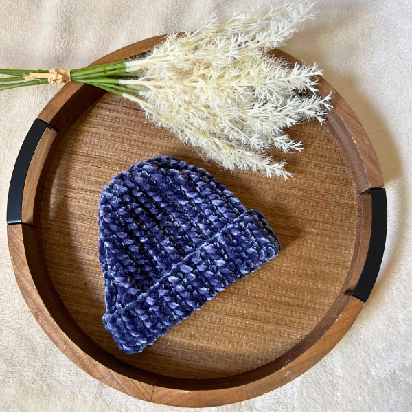 Velvet Baby Beanies – Soft, Stylish, and Customizable for Your Little One