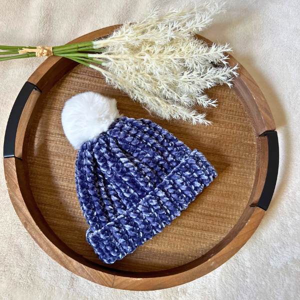 Velvet Baby Beanies – Soft, Stylish, and Customizable for Your Little One