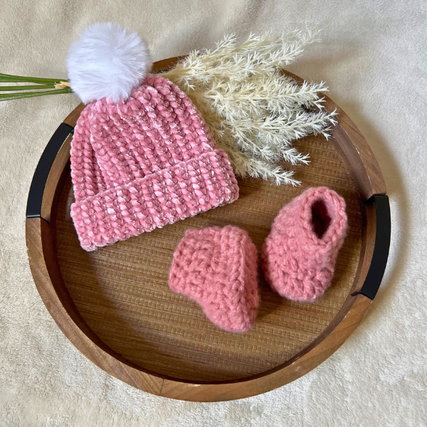 Velvet Baby Beanies – Soft, Stylish, and Customizable for Your Little One