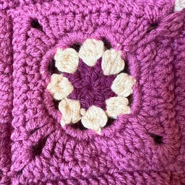 Granny Square Market Bag - Tote Bag