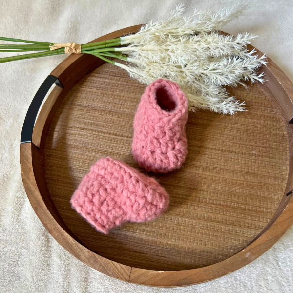 Newborn Baby Booties, 0-3 months