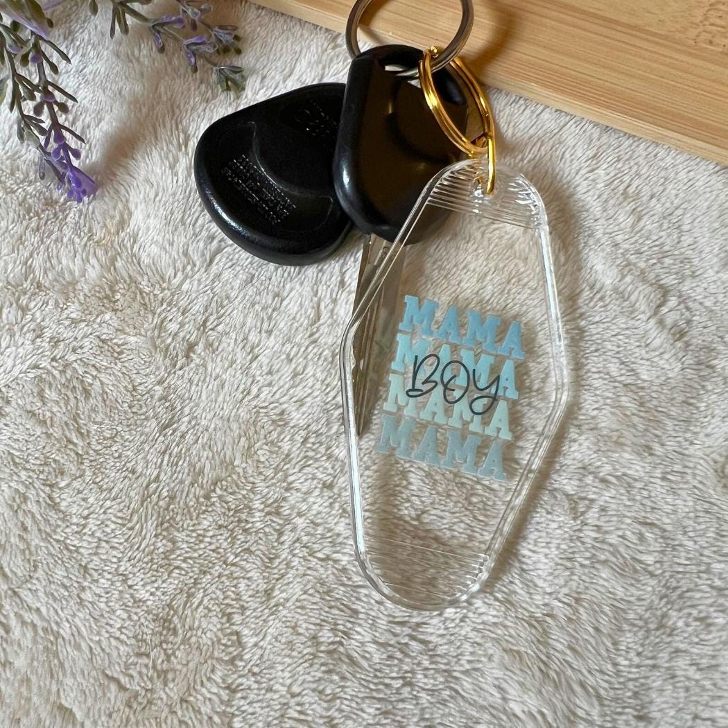 Mama Keychain, Girl Mama, Boy Mama, Funny Mom Sayings, Mother's Day Gift, Pink Keychain, Motel Keychains, Key Accessories