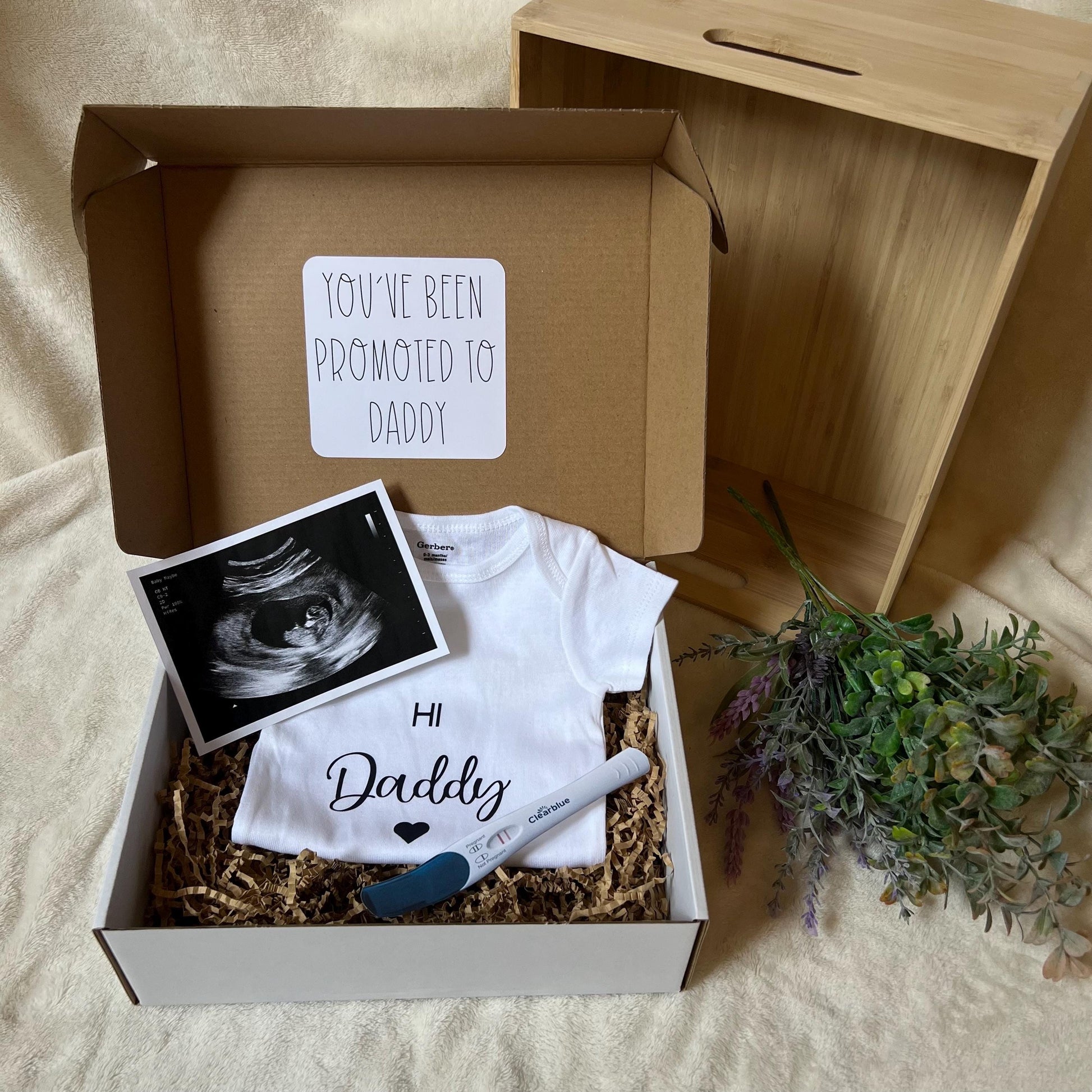 Father/Daddy Pregnancy Reveal Box