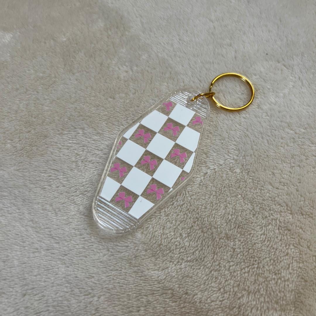 Motel Keychains, Cherries, Bows, Retro, Vintage, Bag Charm, Coquette Accessories, Doll Aesthetic, Cottage Core