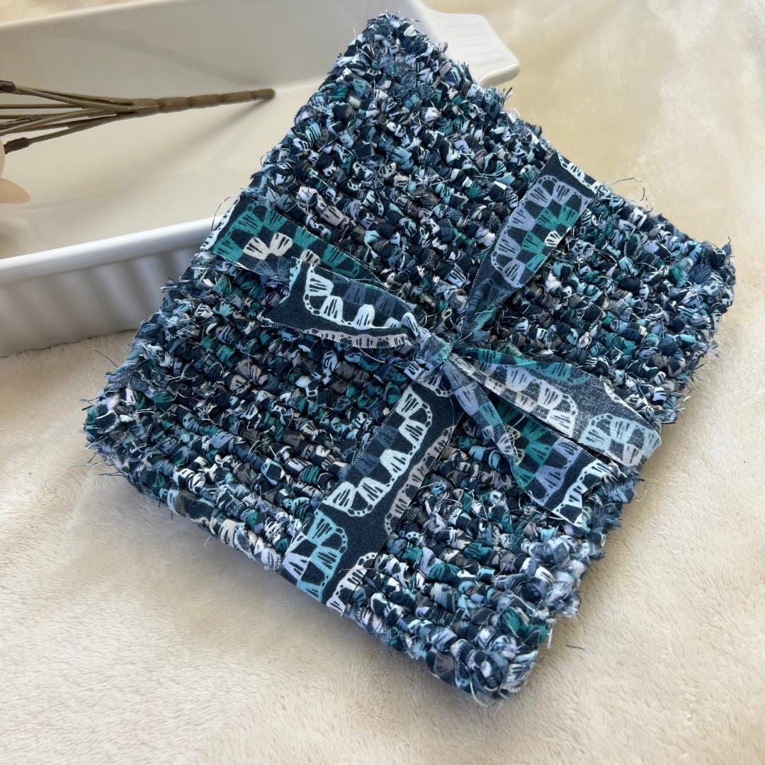 Pot Holders, Upcycled Pot Holder, Sewn Pot Holder, Trivets, Hot Pads, Wedding Gift, Housewarming Gift, Gift for Cook, Gift for Baker