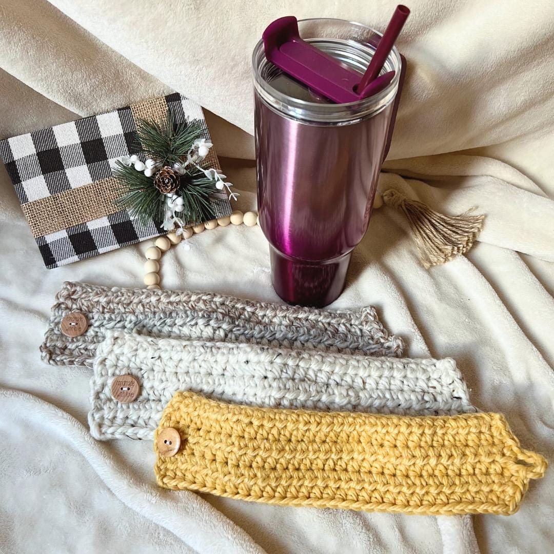 Stanley Cup Cozy, Crochet Stanley Sweater, Stanley Accessories, Stanley Cozy, Crochet Accessories, Tumbler Cozy, Stanley Cup Cover