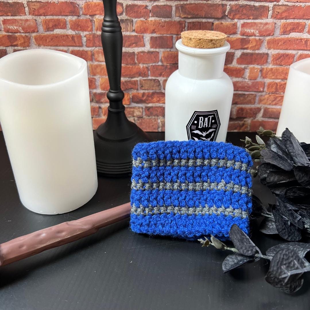 House Cup Cozy, Halloween Decor, Drink Cozy, Coffee Cup Collar, Coffee Cup Sleeve, Coffee Cup Warmer, Crochet Cup Cozy, Iced Coffee Sleeve